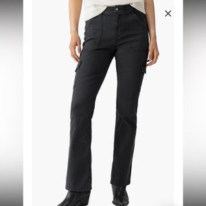 Sanctuary Hayden Sculpted Cotton Blend Bootcut Cargo Pants